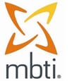 A logo of mbti, the word for 'm bti '