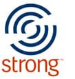 A strong logo is shown in orange and blue.